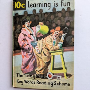 Learning is Fun 10C Vintage Ladybird Book Ladybird Key Words Reading Scheme 1970s Children&#39;s Book