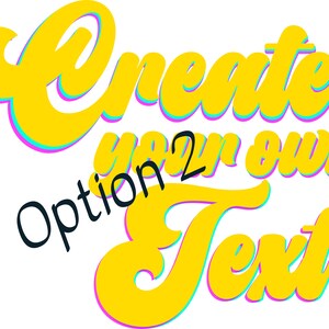 Create Your Own Text Svg File for Download Custom Message for Print on ...