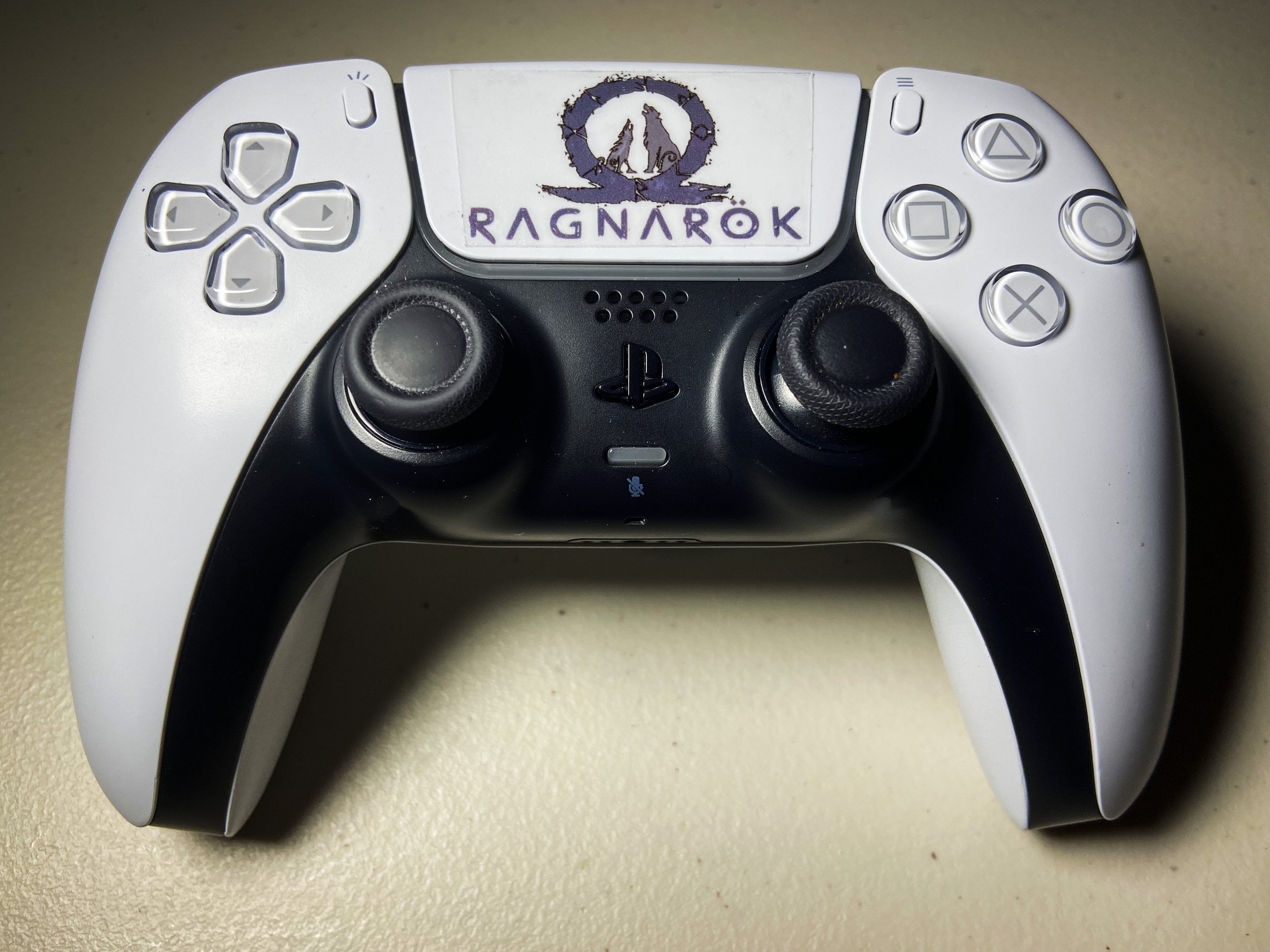 God of War Ragnarok Electric Black PS5 Controller Skin