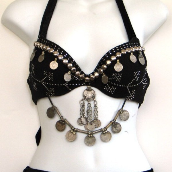 Custom Assuit Tribal Bellydance Bra - Many Colors available