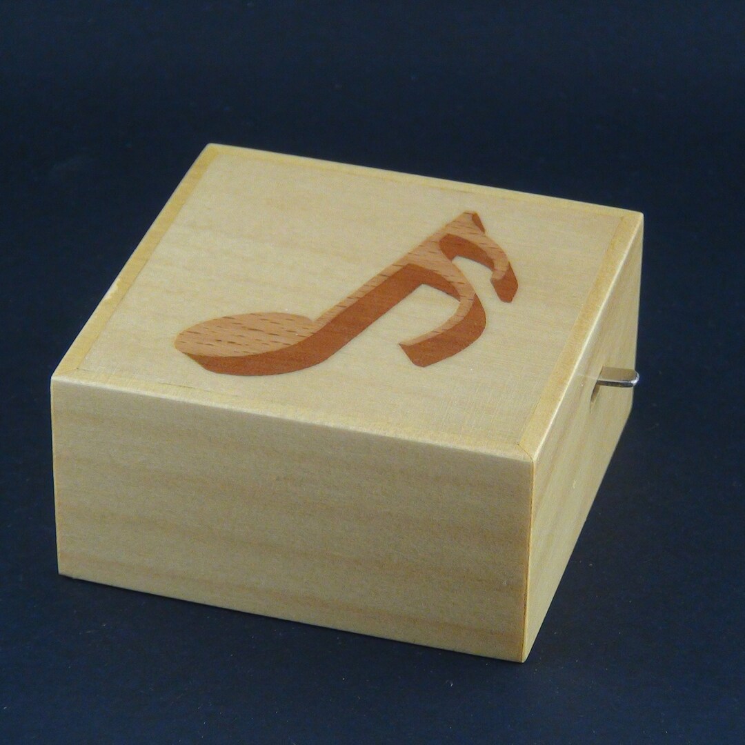 Music Box With Start/stop Switch 3D Music Note Inlay Play - Etsy