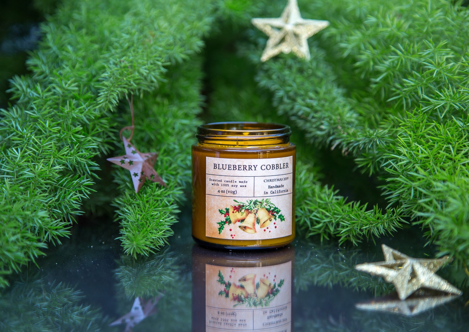 Christmas Candle Gift Set, Handmade Soy Candles, Holiday 6 Pc Gift - Etsy