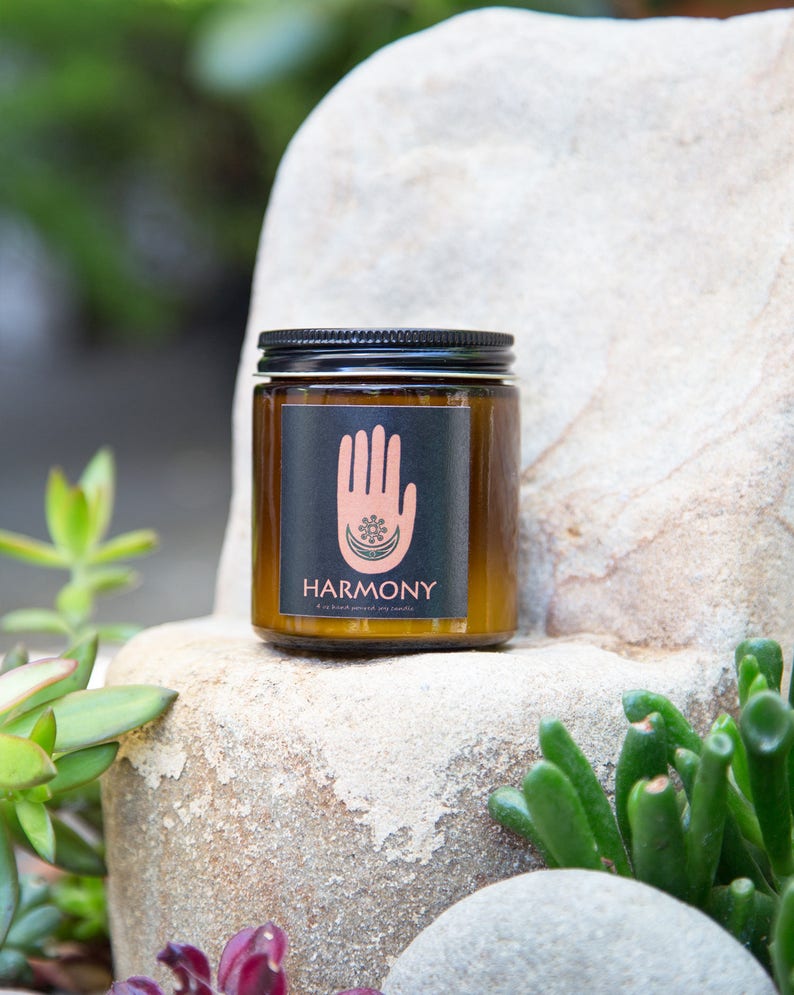 Yoga Candle Set Scented Soy Candle Organic Meditation Etsy