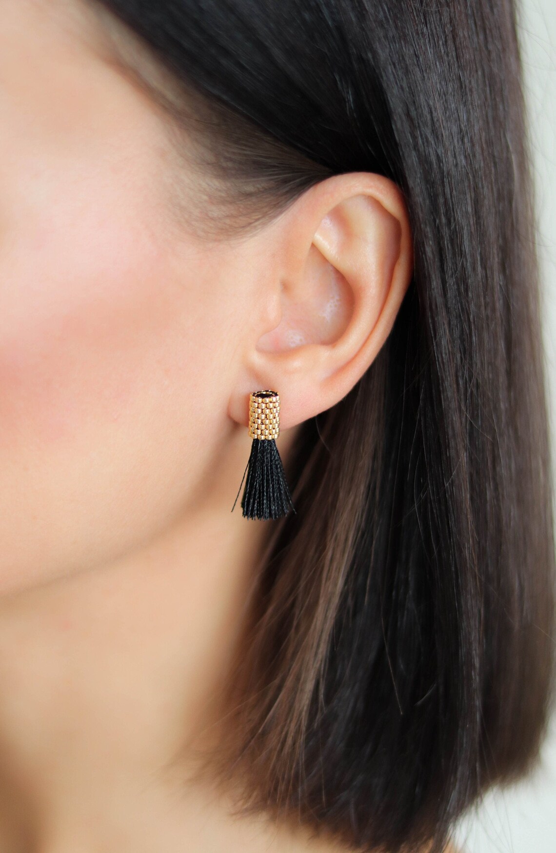 Black prom earrings Clearance