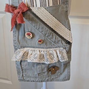 Portfel, torba, woreczek, wróżka, fairycore, fae, faer, pixie, cottagecore, boho, hippie, z recyklingu, zrównoważony, ręcznie robiony, cosplay,