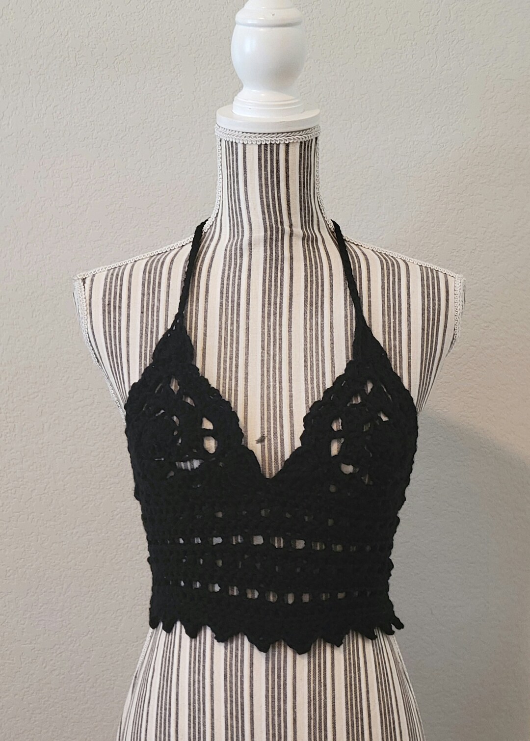 Kelani Crochet Halter Top