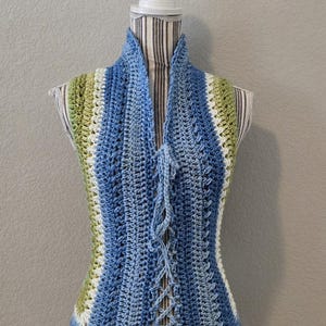 crochet vest, vest, handmade, fae, faer, OOAK, fairy, pixie, elven, festival wear, beach wear, boho, hippie, cottagecore, mori, pride