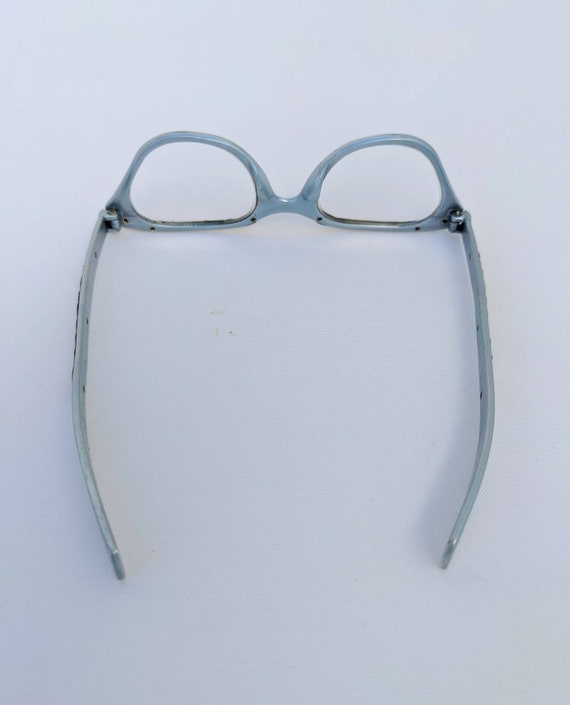 SALE *** Gorgeous Tura Blue Grey Aluminum Eyeglas… - image 10