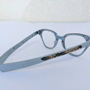 SALE Gorgeous Tura Blue Grey Aluminum Eyeglasses image 3