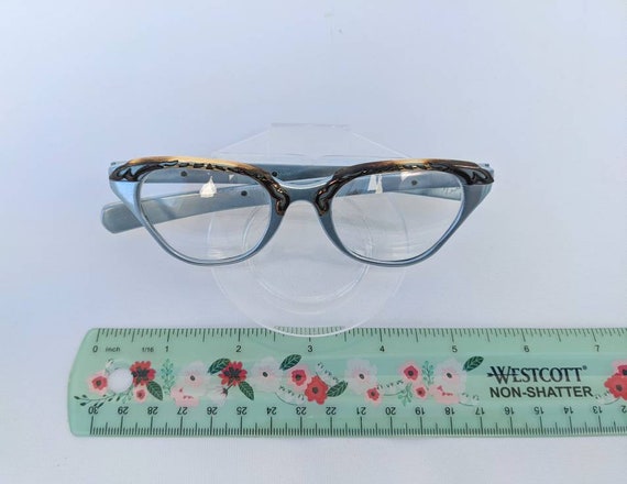 SALE *** Gorgeous Tura Blue Grey Aluminum Eyeglas… - image 8