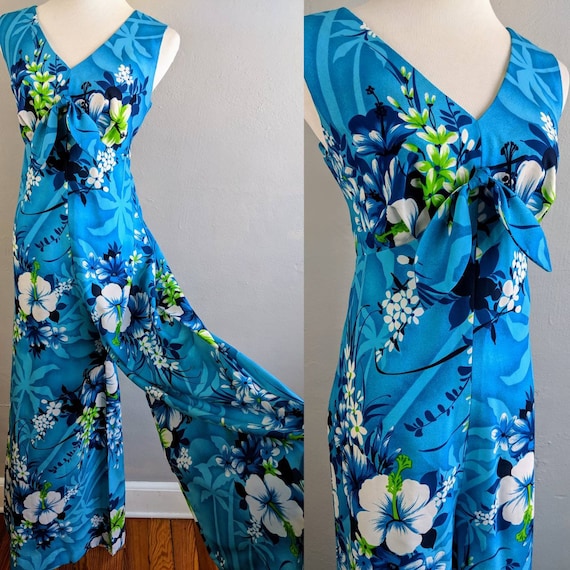 Amazing Vintage Hawaiian Jumpsuit by Holo Holo