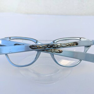 SALE Gorgeous Tura Blue Grey Aluminum Eyeglasses image 7