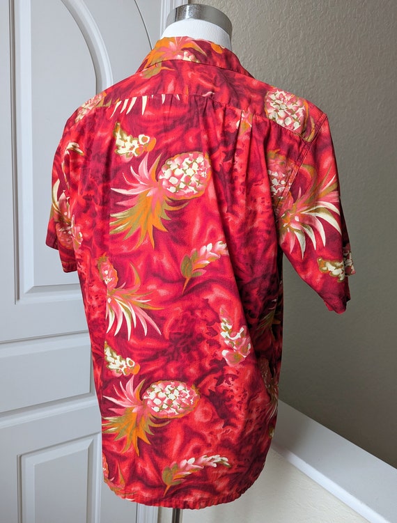 Kamehameha Pineapple Hawaiian Aloha Shirt - image 6