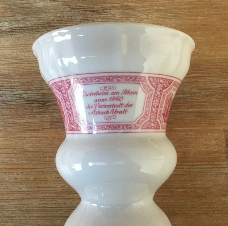 2 tazas de café Rudesheim con platillos fabricados en Alemania. imagen 2