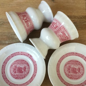 Set Rüdesheim Tall Coffee Cups with Saucers Heinrich Germany