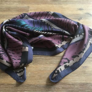 Liberty London Silk Scarf Made in England Genuine 1990s