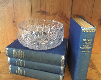 Irish Crystal Glass Bowl Candy Trinket Dish