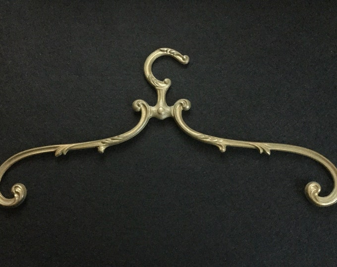 Wedding Dress Hanger Brass Clothes Hanger Antique Coat Etsy