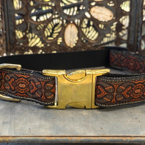 Wild One Black Dog Collars and Leashes Etsy