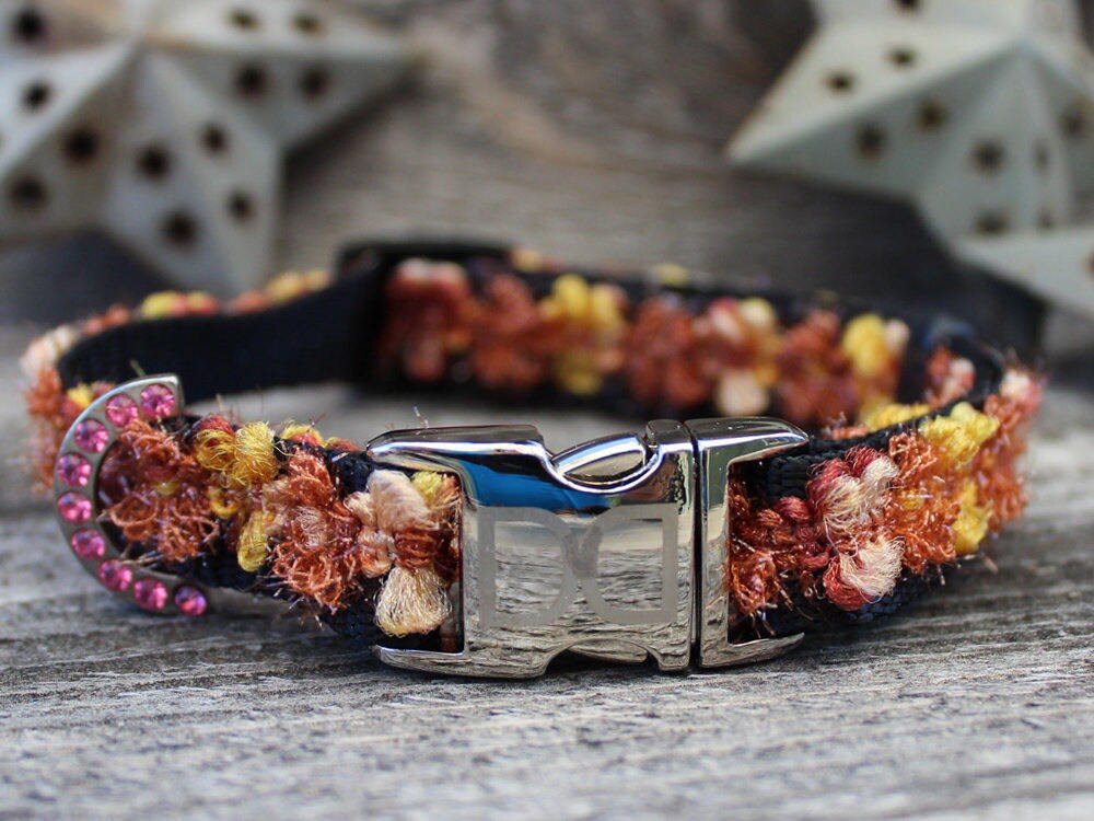 Coco Copper Dog Collars and Leashes Etsy