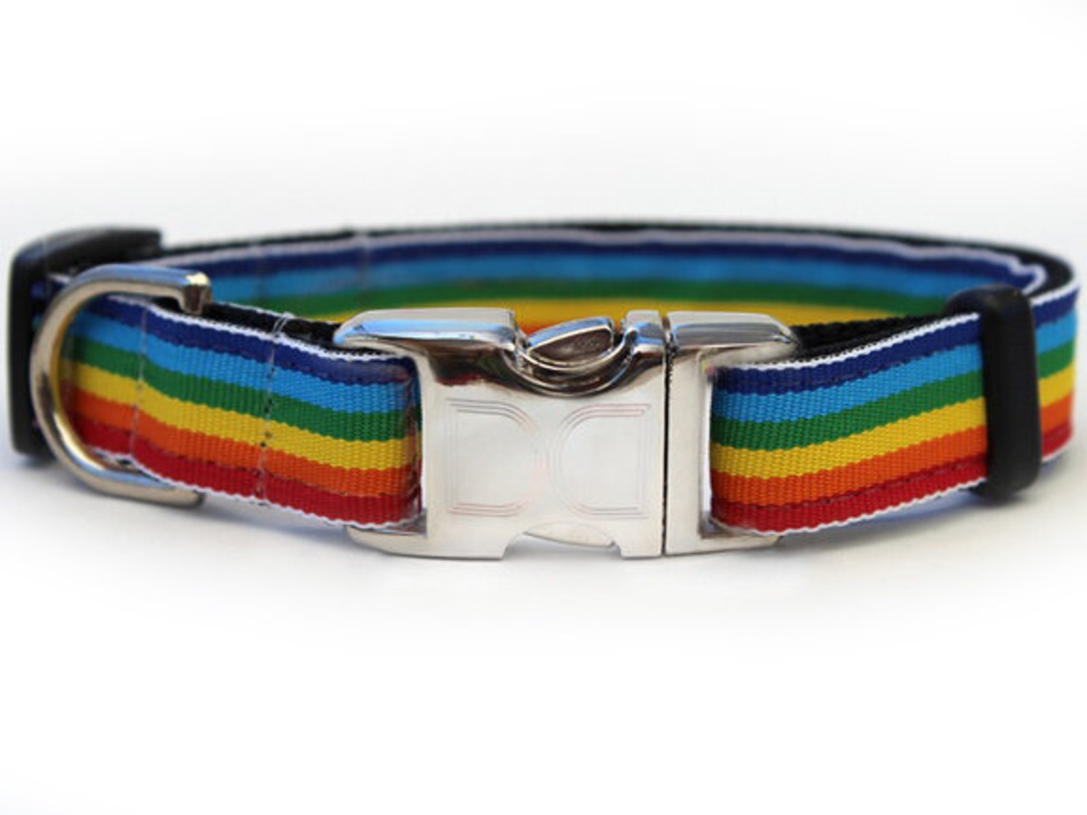 Rainbow Dog Collars and Leashes Etsy