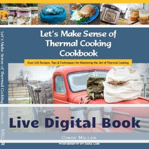 Let's Make Sense of Thermal Cooking LIVE Digital Cookbook