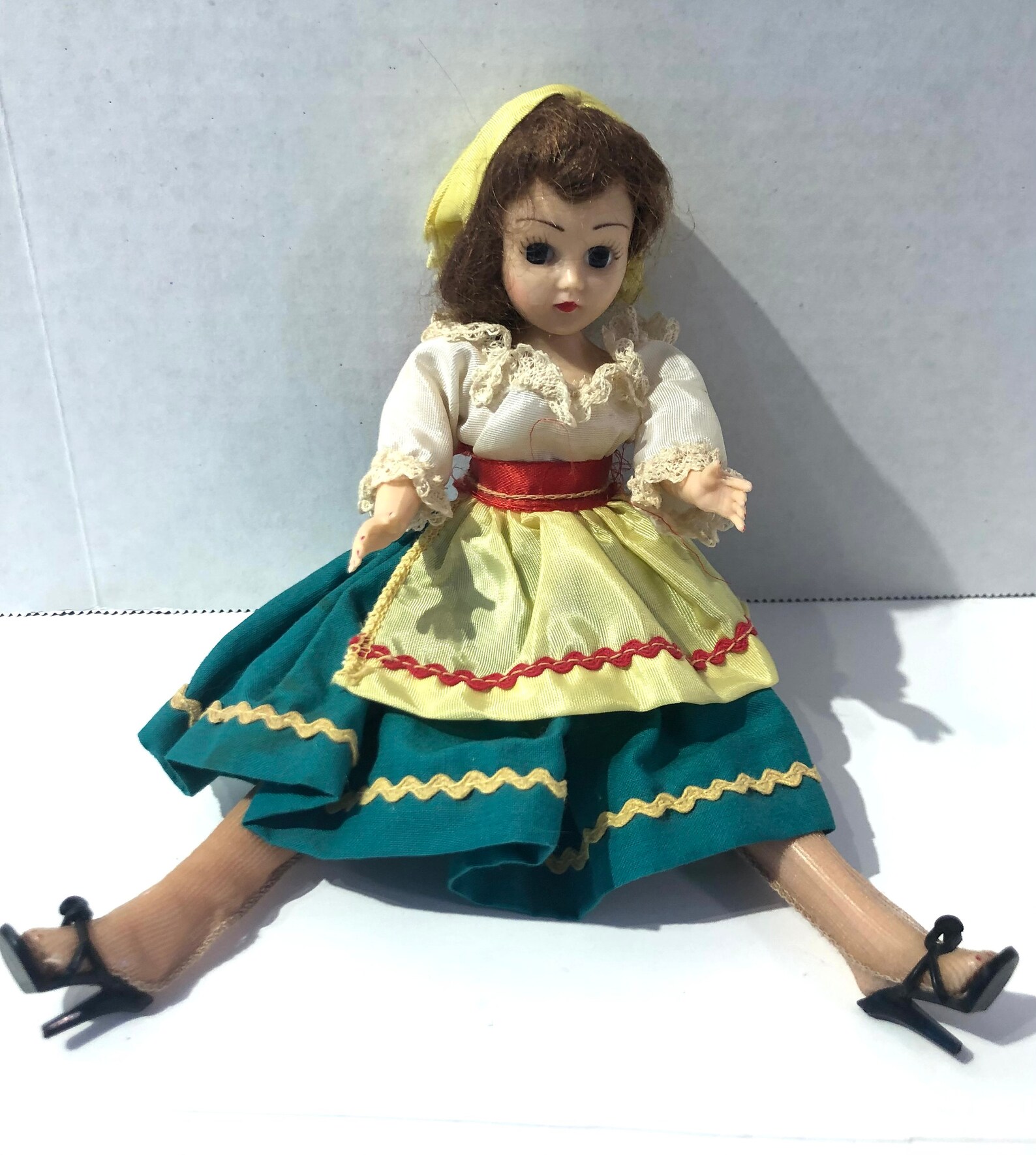 Vintage Italian Doll 1950s Collectible Doll Collectors Dolls Etsy