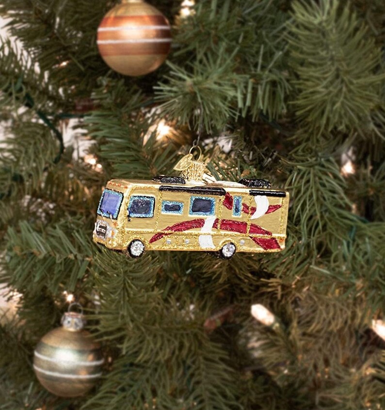 Class A Motorhome Ornament / Glamping / Old World Christmas / Etsy
