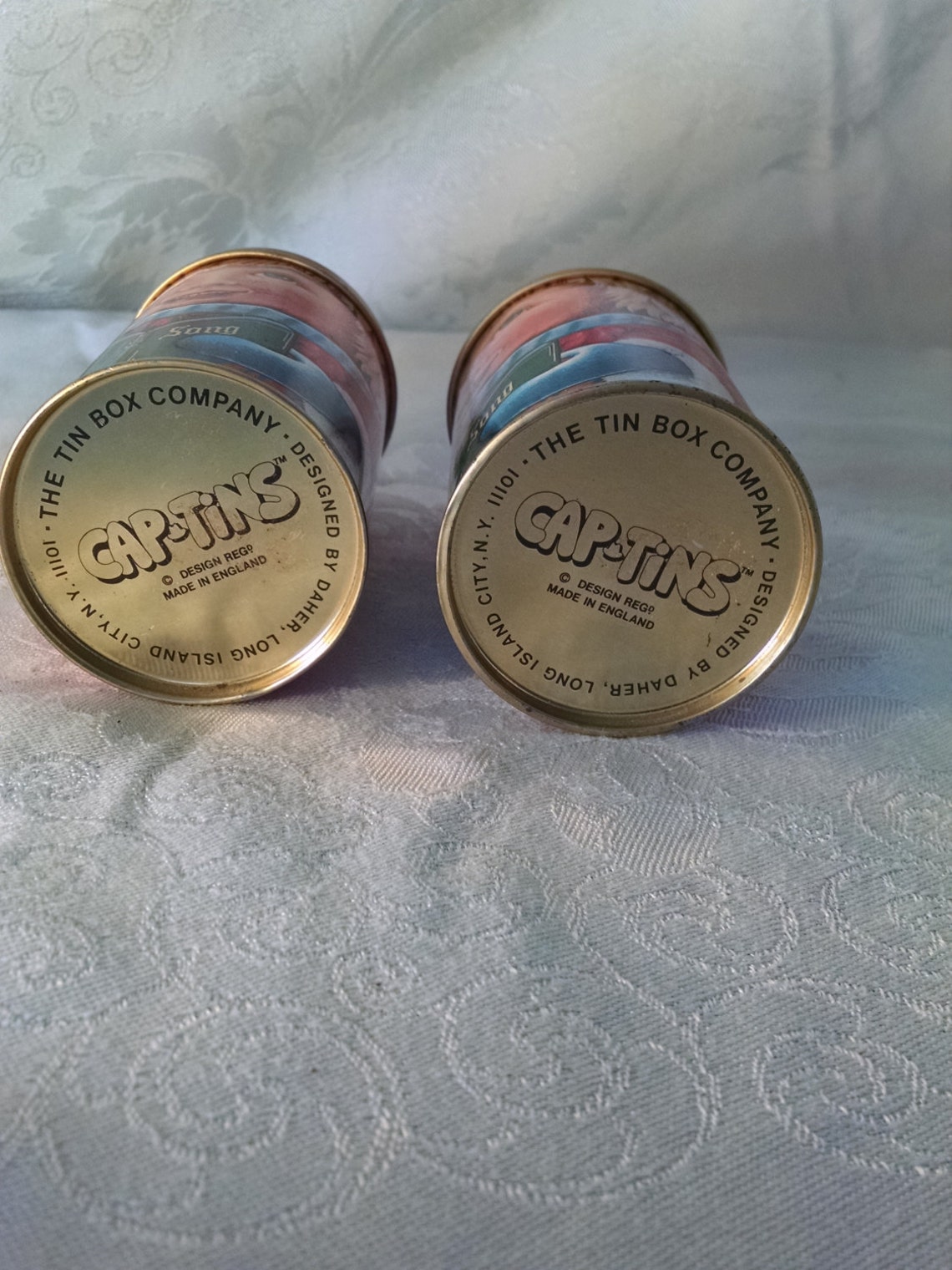 Vintage Cap This Tins Vintage Tins Cap This Tins Christmas Etsy