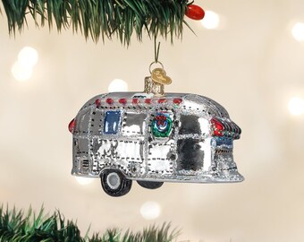 Details about   TEAR DROP TRAVEL TRAILER RV CHRISTMAS TREE ORNAMENT 