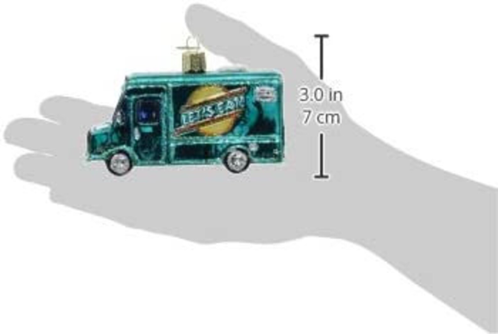 Food Truck Ornament / Old World Christmas / Glass Ornament / - Etsy