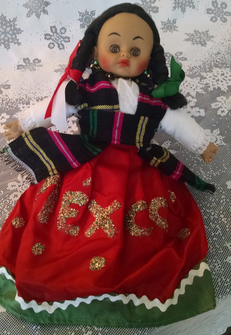 vintage mexican doll