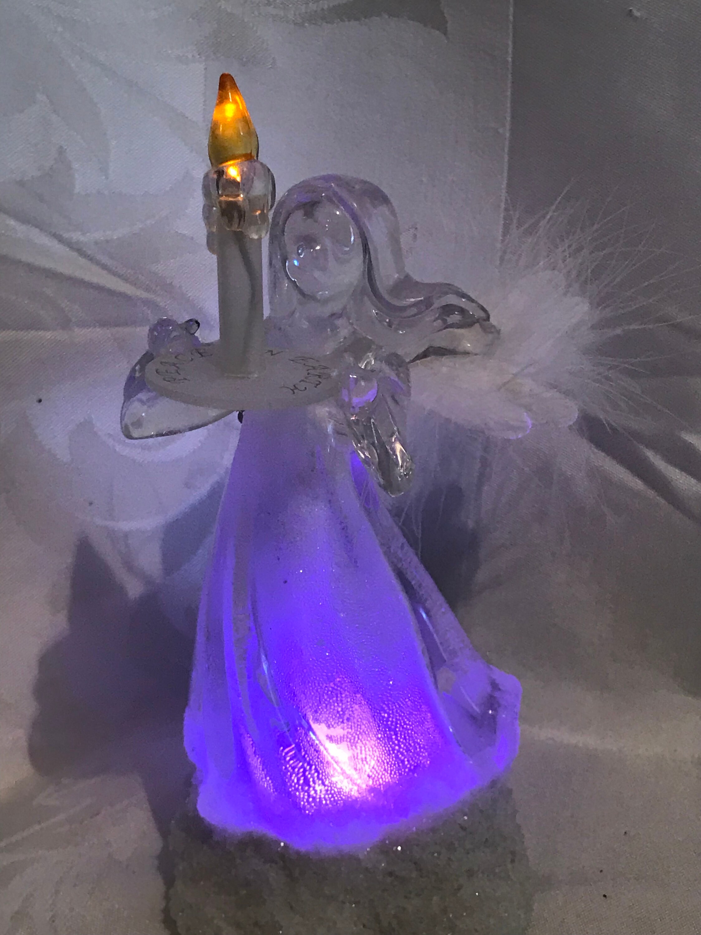 Jcpenney Home Collection Lighted Acrylic Angel Etsy Norway