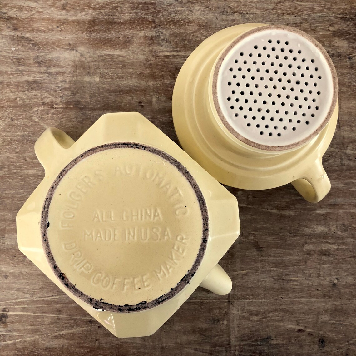 Folgers Ceramic Automatic Drip Coffee Maker 1930s Coorsite Etsy