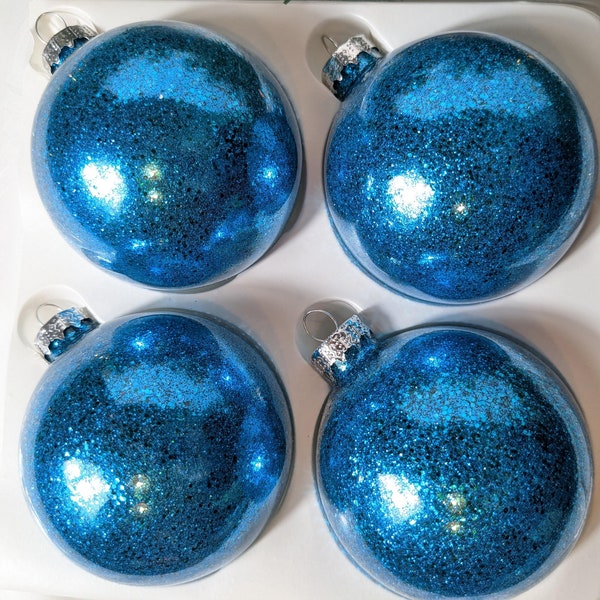 Teal Ornaments Etsy