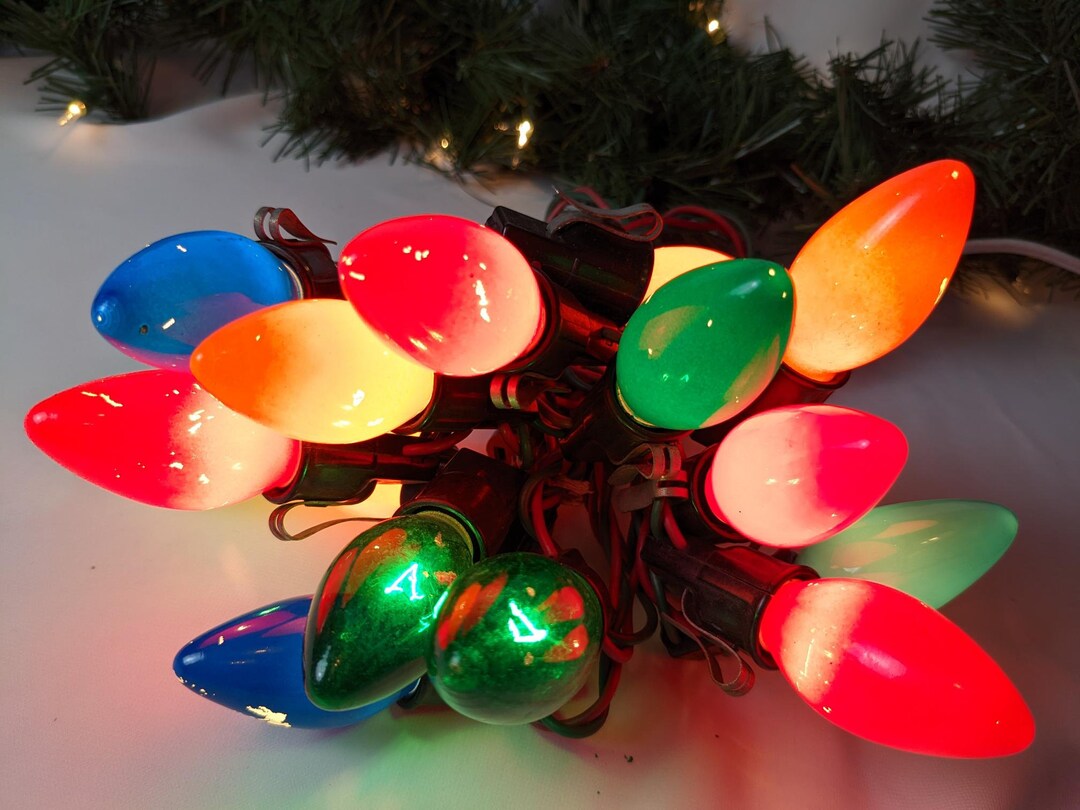 Vintage Christmas Light Stand Christmas Light Strand Etsy