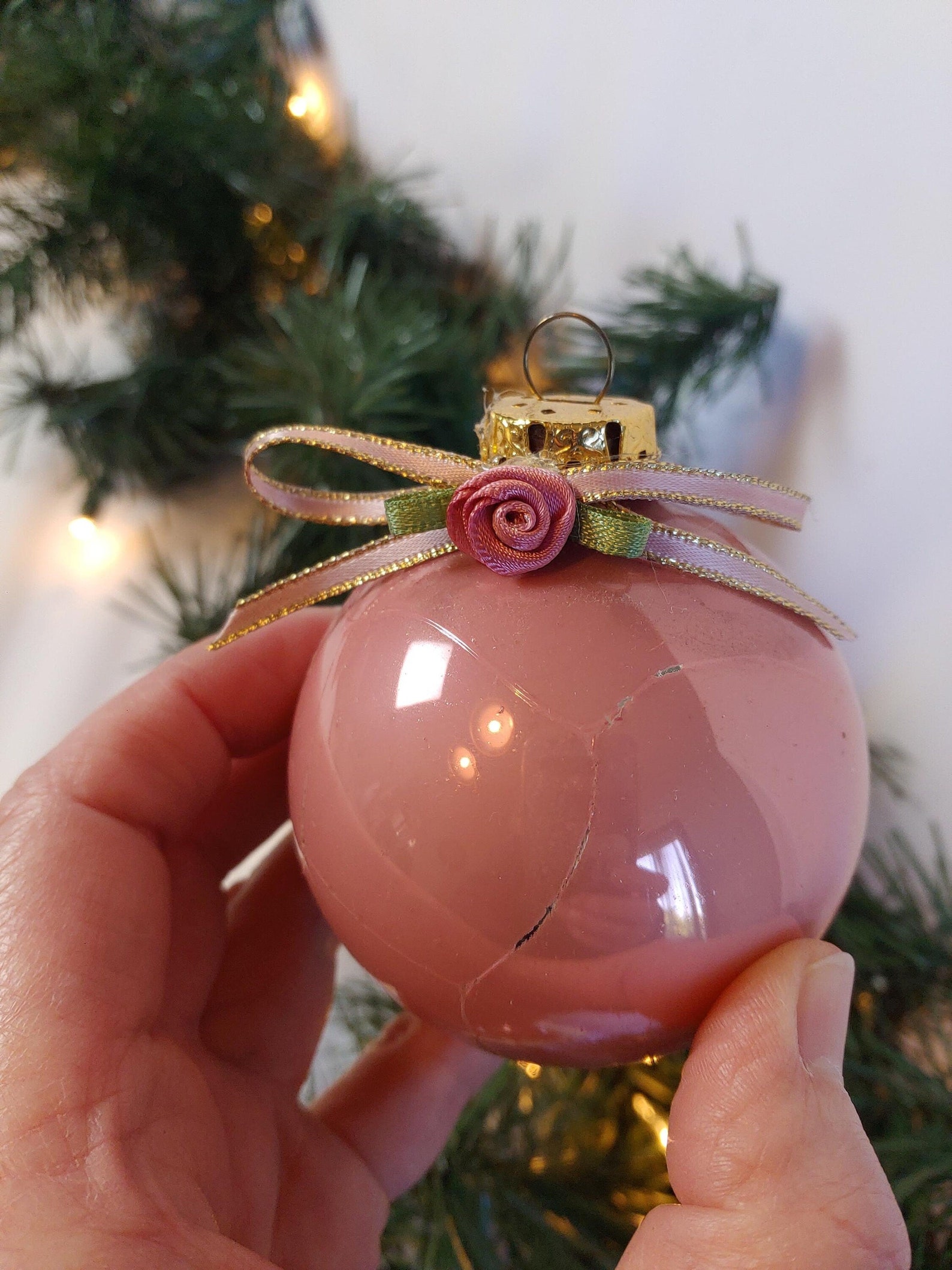 Krebs Victorian Pink Christmas Ornaments Ornaments Vintage Etsy