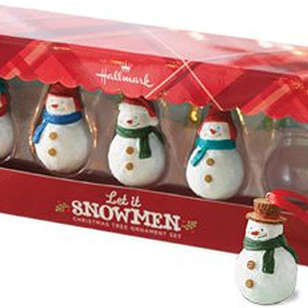 Snowmen Ornaments Etsy