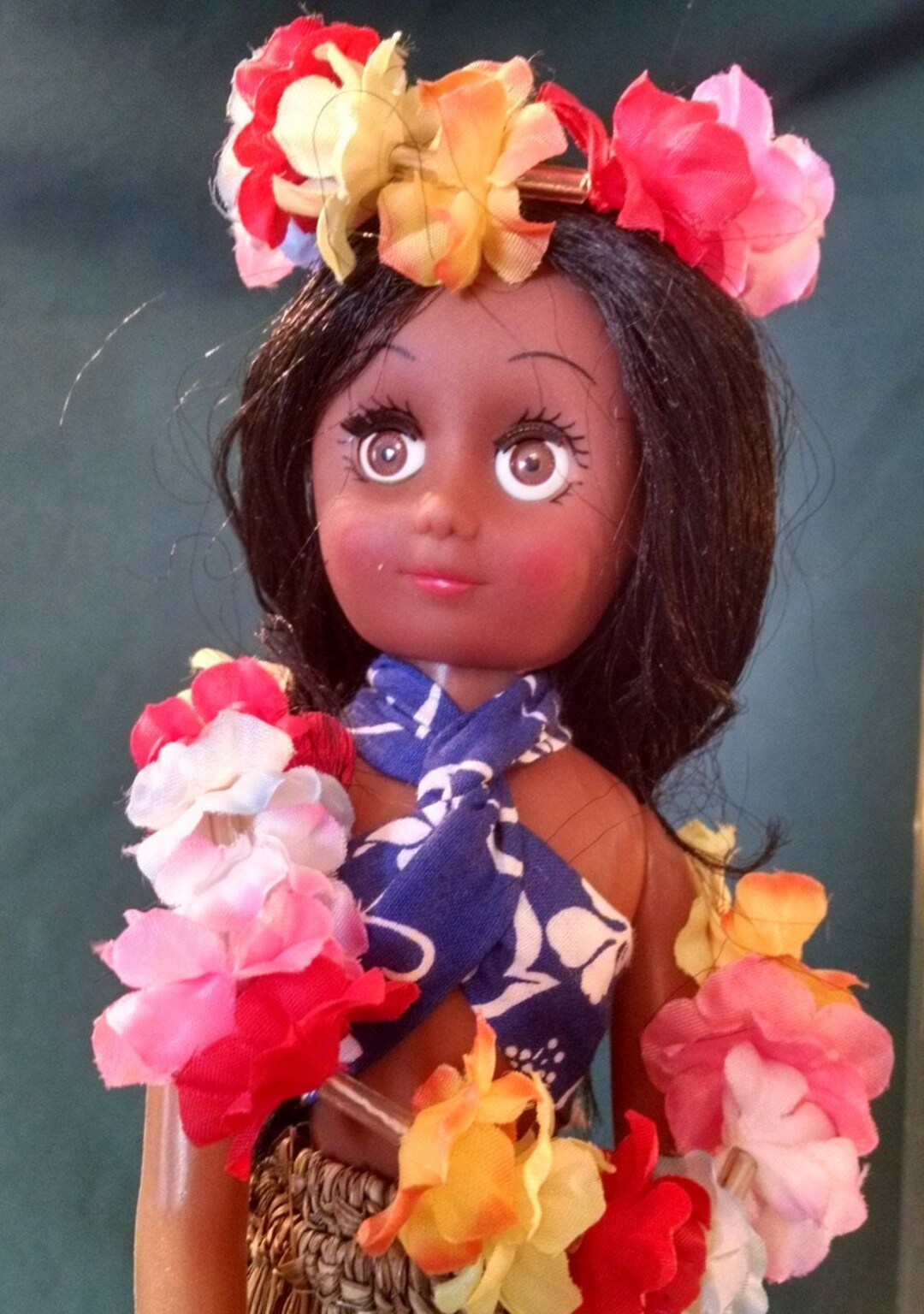 Hawaiian Souvenir Doll Original Hand Crafted by Aloha Hawaii Etsy