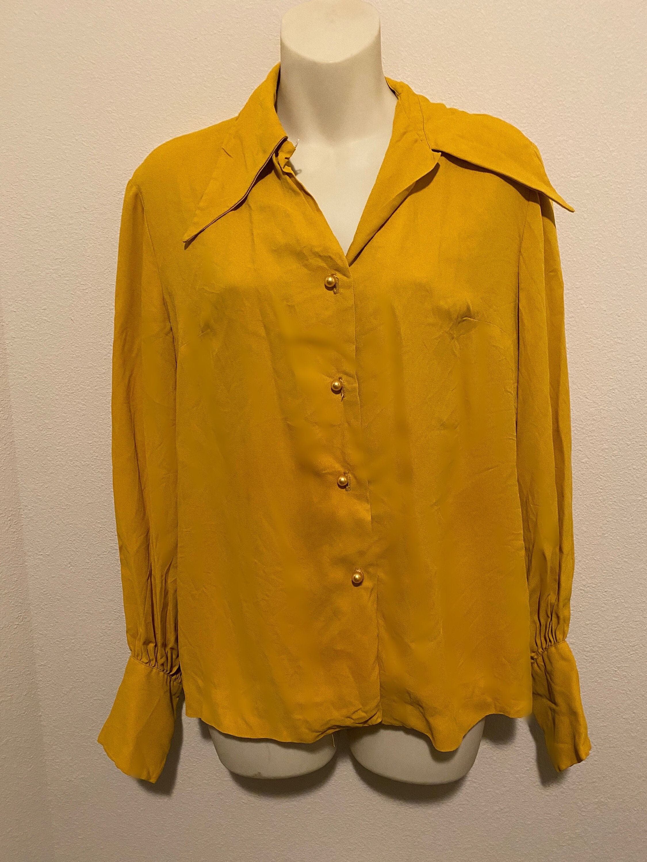 Clothing / Mustard Yellow Blouse / Alex 