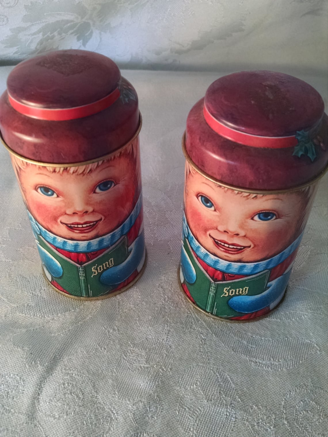 Vintage Cap This Tins Vintage Tins Cap This Tins Christmas Etsy