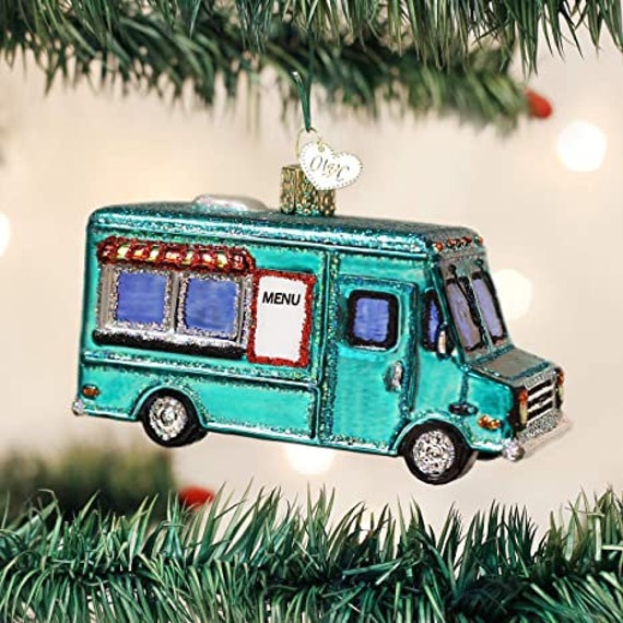 Food Truck Ornament / Old World Christmas / Glass Ornament / - Etsy