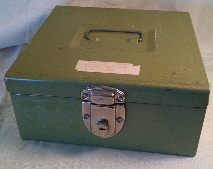 Vintage Metal Box Vintage Box Vintage Storage Industrial Etsy
