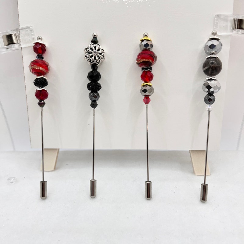 Beaded Stick Pins - Etsy