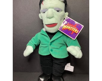 Vintage 2000 Universal Studios Monsters Frankenstein Herman Monster Stuffed Toy