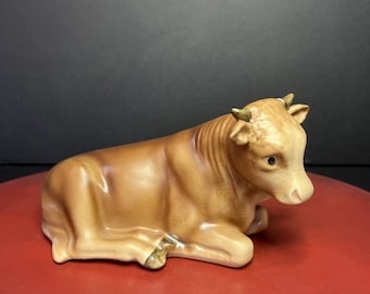 Vtg Goebel Hummel Nativity Ox Cow Animal Figurine West Germany REPAIRED