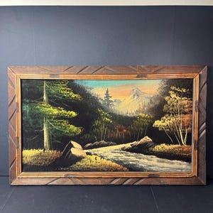 70's Velvet Painting - Etsy