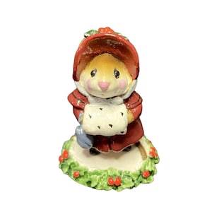コレクター必見！wee forest folk m-40 ミスボビンインレッド Mini Miss Bobbin - Wee Forest Folk