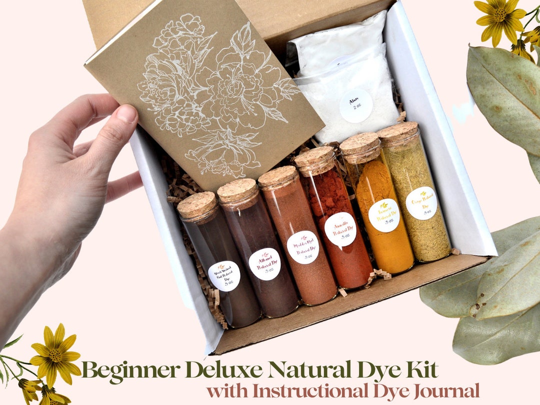 Natural Dye Kit, Botanical Dye Kit, Eco Dye Kit, Beginner Deluxe Dye