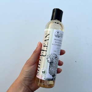 Jabón y acondicionador para lana Sheepy Clean de 8 oz, jabón natural para lavar lana, jabón para lana cruda, jabón para lana, jabón suave para tejer